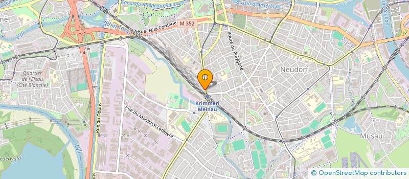 localisation de l'entreprise FITNESS LA MEINAU à STRASBOURG