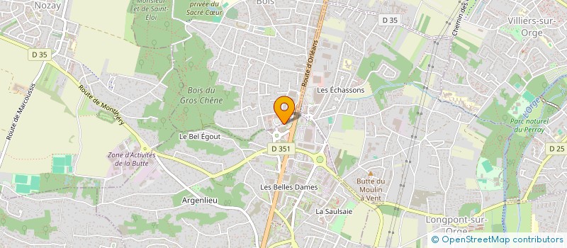 localisation de l'entreprise FITNESS LAB à MONTLHERY