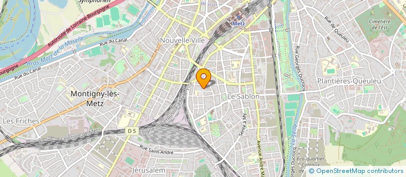 localisation de l'entreprise FITNESS LINE  METZ