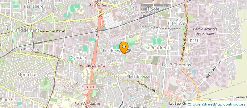 localisation de l'entreprise FITNESS LION ALPHA  VILLEURBANNE