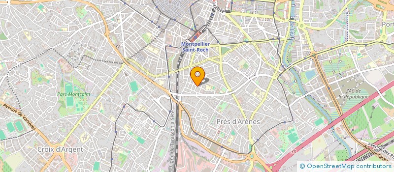 localisation de l'entreprise FITNESS MA VIE, SPORT ET BIEN-ETRE à MONTPELLIER