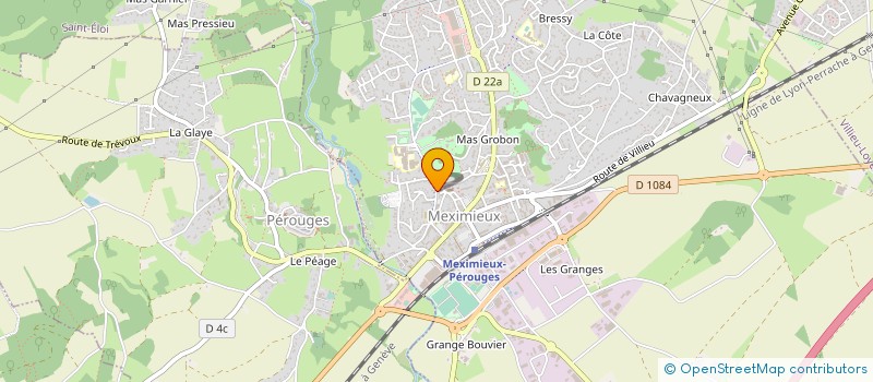 localisation de l'entreprise FITNESS MEXIMIEUX à MEXIMIEUX