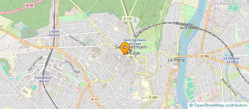 localisation de l'entreprise FITNESS NUTRITION DEVELOPPEMENT à SAINT-GERMAIN-EN-LAYE