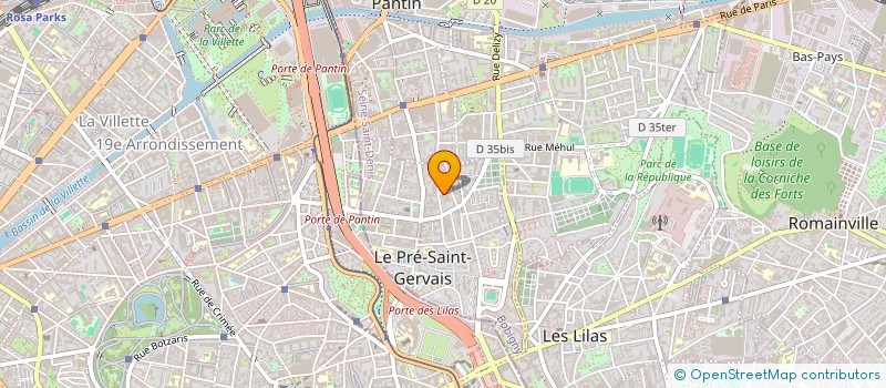 localisation de l'entreprise FITNESS PLAZA DEVELOPPEMENT à LE PRE-SAINT-GERVAIS