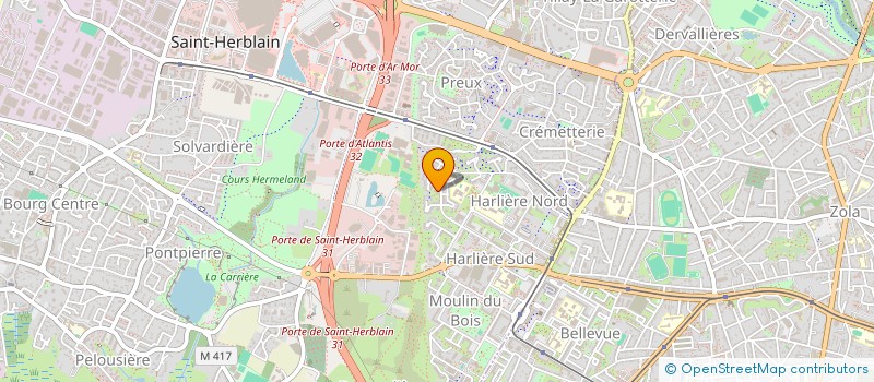 localisation de l'entreprise FITNESS POUR TOUTES (FPT). à SAINT-HERBLAIN