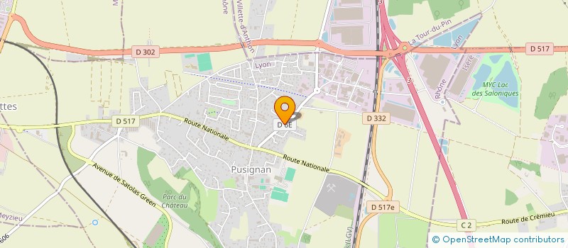 localisation de l'entreprise FITNESS ST AMOUR  PUSIGNAN