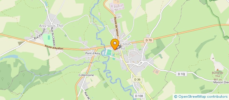 localisation de l'entreprise FITNESS STUDIO  PRECY-SOUS-THIL