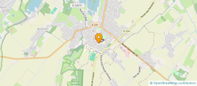 localisation de l'entreprise FITNESS WORLD  ARDRES