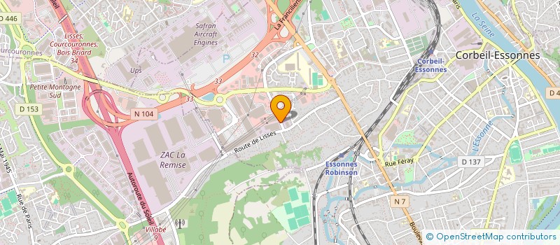 localisation de l'entreprise FITNESSMOV' à CORBEIL-ESSONNES