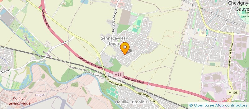 localisation de l'entreprise FITODE  SENNECEY-LES-DIJON