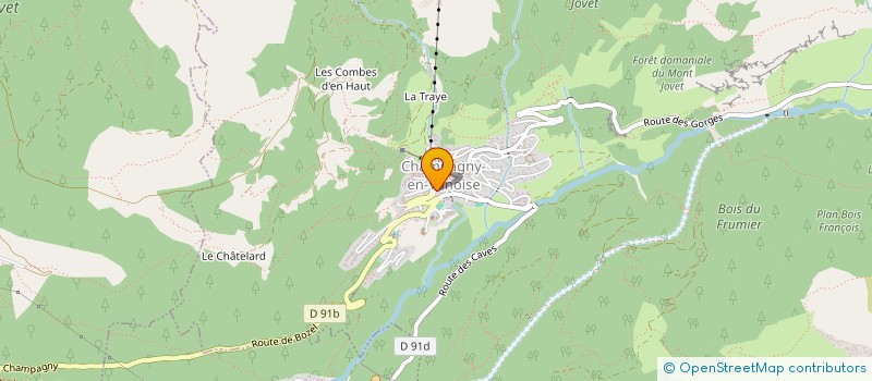 localisation de l'entreprise FITON  CHAMPAGNY-EN-VANOISE