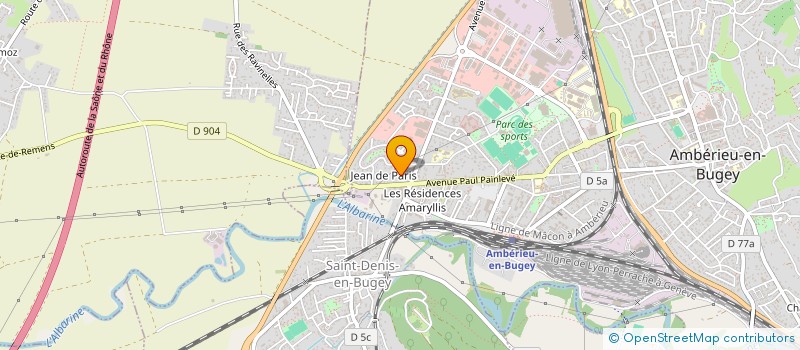 localisation de l'entreprise FITON & EZGON  AMBERIEU-EN-BUGEY