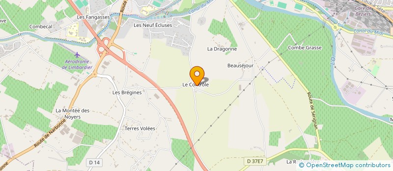 localisation de l'entreprise FITOU à BEZIERS