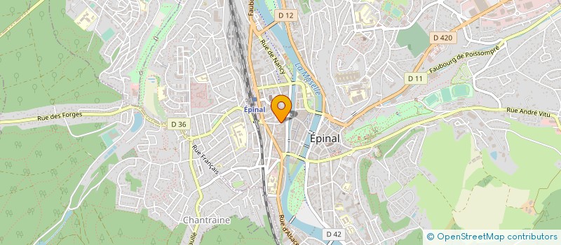 localisation de l'entreprise FITOU SARL à EPINAL