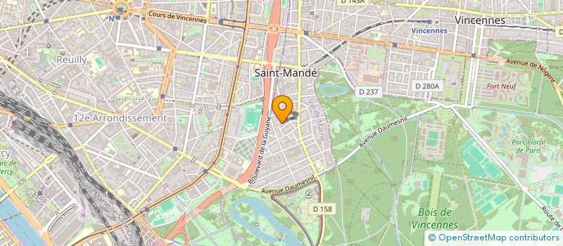 localisation de l'entreprise FITOUSSI CONSEIL à SAINT-MANDE