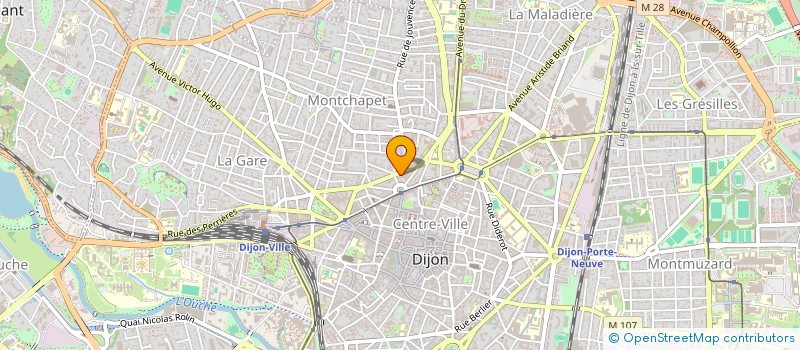localisation de l'entreprise FITOUSSI JOSETTE ET MORGANE à DIJON