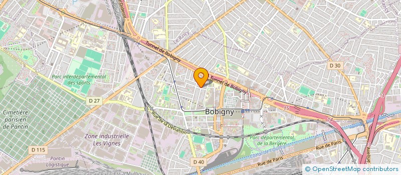 localisation de l'entreprise FITP à BOBIGNY