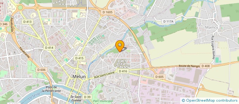 localisation de l'entreprise FITPARIS à MELUN