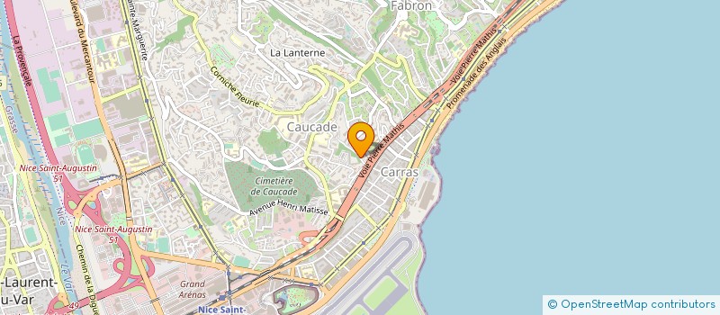 localisation de l'entreprise FITRIVIERASPORT  NICE