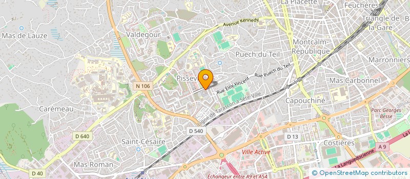 localisation de l'entreprise FITS FACADES ISOLATIONS ET TRAVAUX DE BATIMENTS DU SUD  NIMES