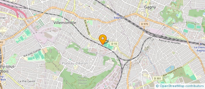 localisation de l'entreprise FITSHAPE CENTER à VILLEMOMBLE