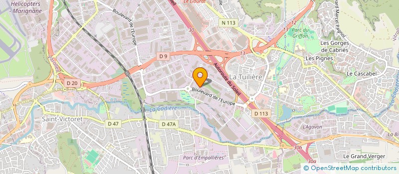 localisation de l'entreprise FITT FRANCE  VITROLLES