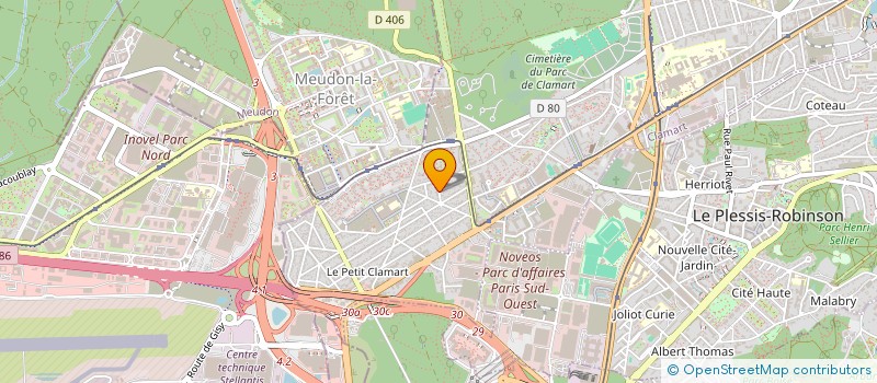 localisation de l'entreprise FITTING OFFICE à CLAMART