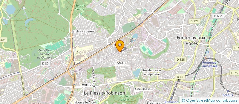 localisation de l'entreprise FITZ CONSULTING.  CLAMART