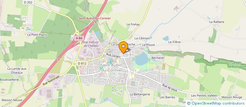 localisation de l'entreprise FITZ ROY  SAINT-AUBIN-DU-CORMIER