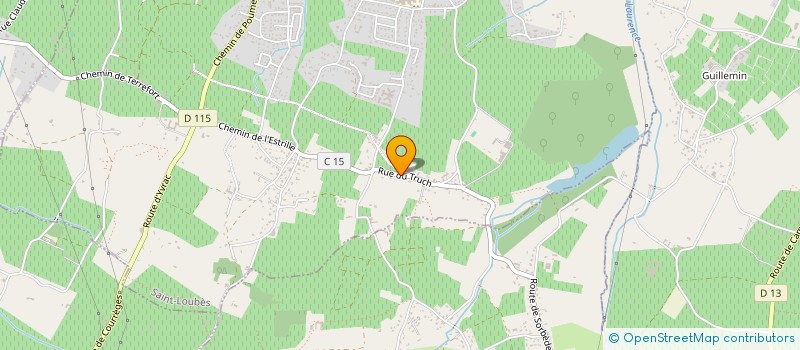 localisation de l'entreprise FITZROY  SAINT-LOUBES