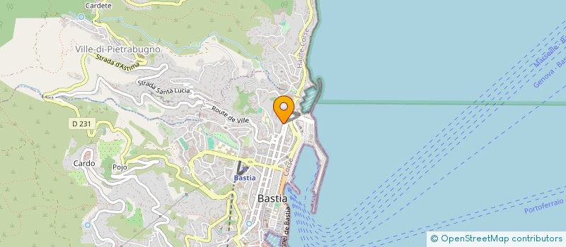 localisation de l'entreprise FIUM'ARTE à BASTIA