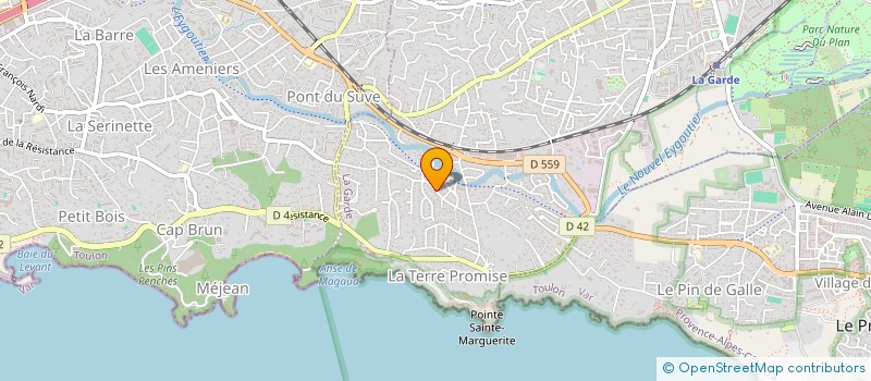 localisation de l'entreprise FIUM'ORBU à LA GARDE
