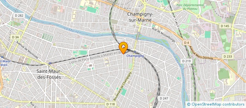 localisation de l'entreprise FIUMARA à SAINT-MAUR-DES-FOSSES