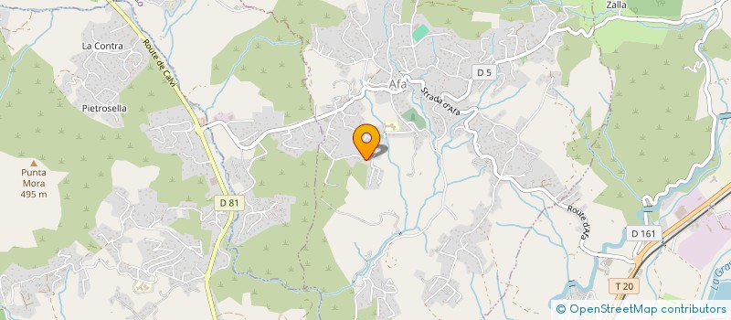localisation de l'entreprise FIUMICELLU à AFA