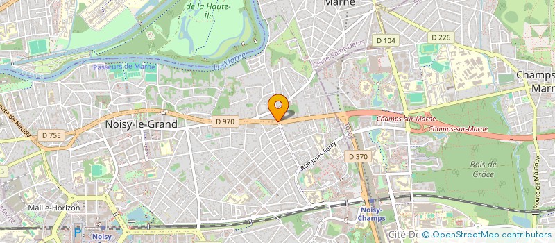 localisation de l'entreprise FIVABA à NOISY-LE-GRAND