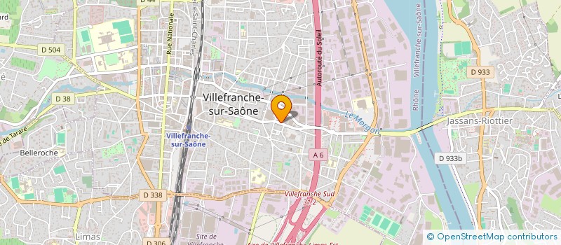 localisation de l'entreprise FIVALEC ELECTRONIC à VILLEFRANCHE-SUR-SAONE