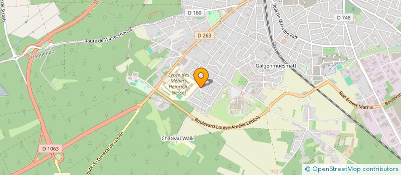 localisation de l'entreprise FIVALI  HAGUENAU