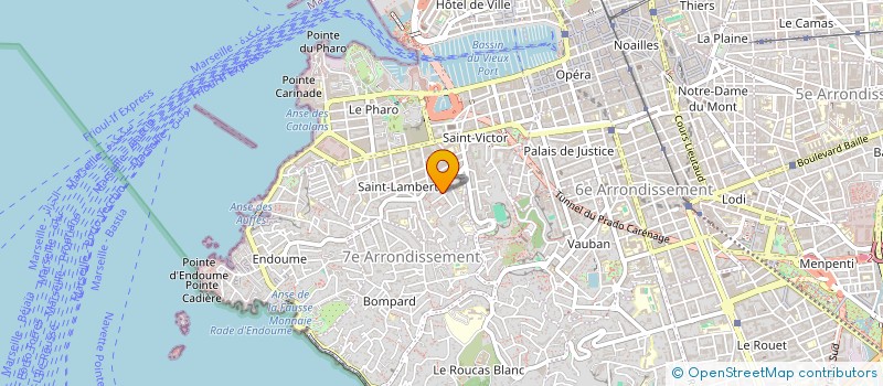 localisation de l'entreprise FIVE à MARSEILLE