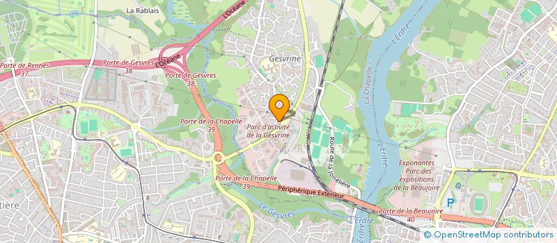 localisation de l'entreprise FIVE  LA CHAPELLE-SUR-ERDRE