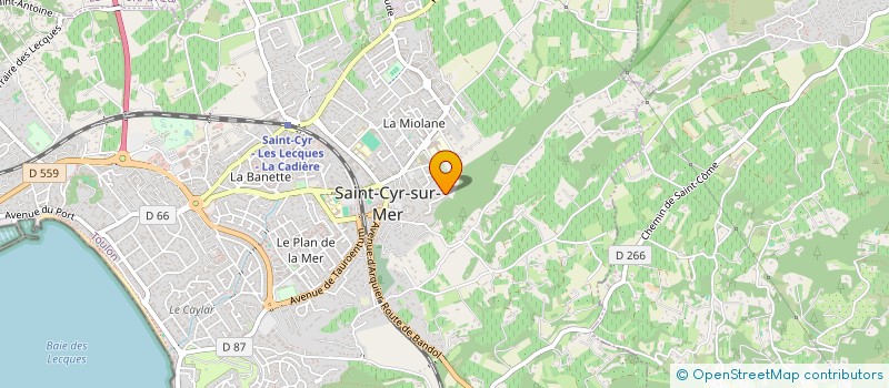 localisation de l'entreprise FIVE à SAINT-CYR-SUR-MER