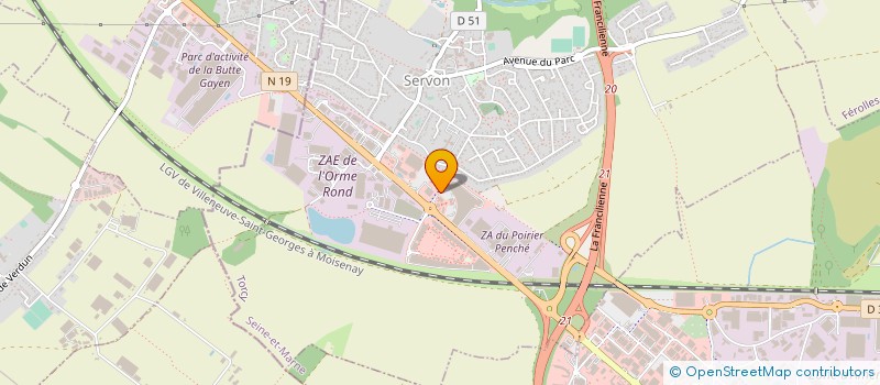 localisation de l'entreprise FIVE AUTOMOBILE à SERVON