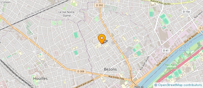 localisation de l'entreprise FIVE FRIENDS à BEZONS