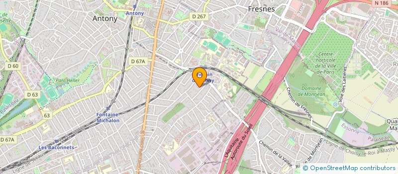 localisation de l'entreprise FIVE GUYZ à ANTONY