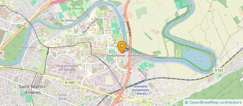 localisation de l'entreprise FIVE INVEST  GIERES