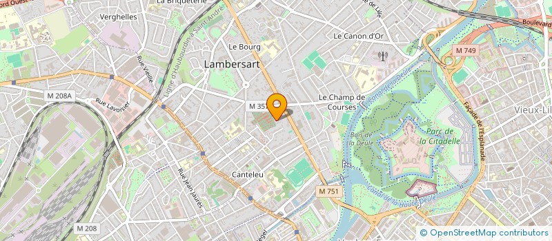 localisation de l'entreprise FIVE INVEST à LAMBERSART