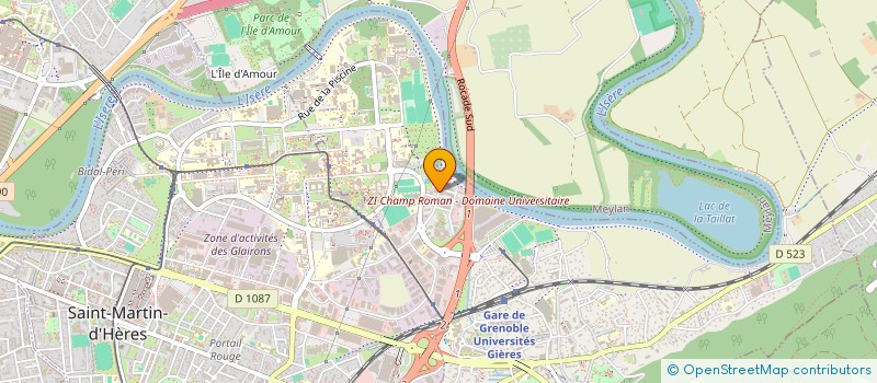 localisation de l'entreprise FIVE INVEST JEAN JAURES  GIERES