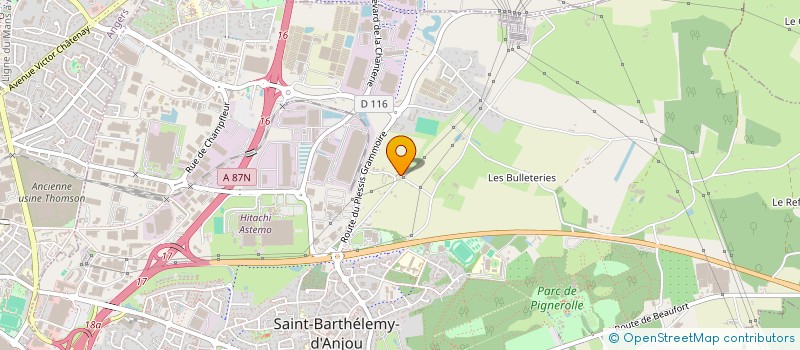 localisation de l'entreprise FIVE L  SAINT-BARTHELEMY-D ANJOU