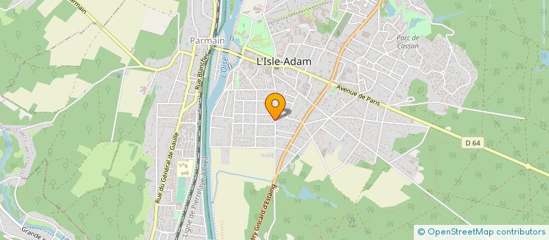 localisation de l'entreprise FIVE LINES  L'ISLE-ADAM