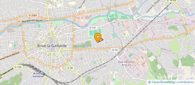 localisation de l'entreprise FIVE O  BRIVE-LA-GAILLARDE