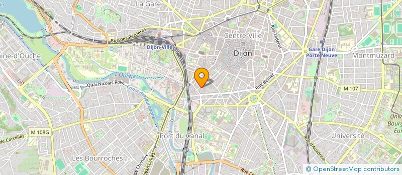 localisation de l'entreprise FIVE OPTIQUE à DIJON